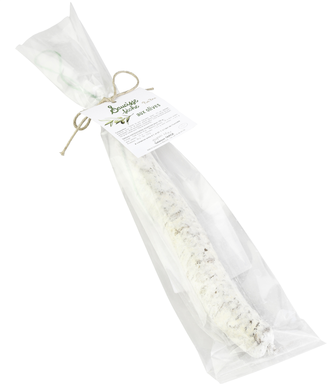 Saucisse sèche aux olives