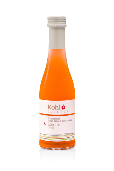 Bergapfelsaft (85%) mit Karotte (15%)