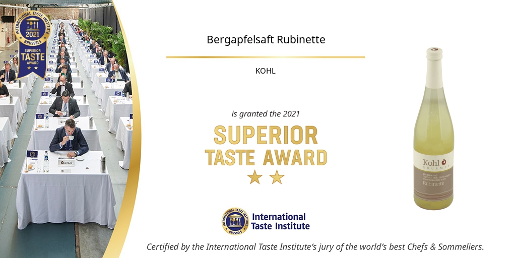 Bergapfelsaft Rubinette