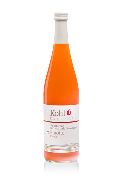 Bergapfelsaft (85%) mit Karotte (15%)