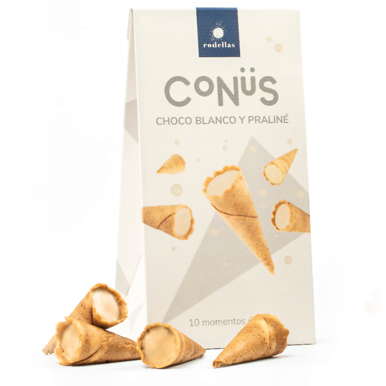 Conüs Choco blanco y praliné