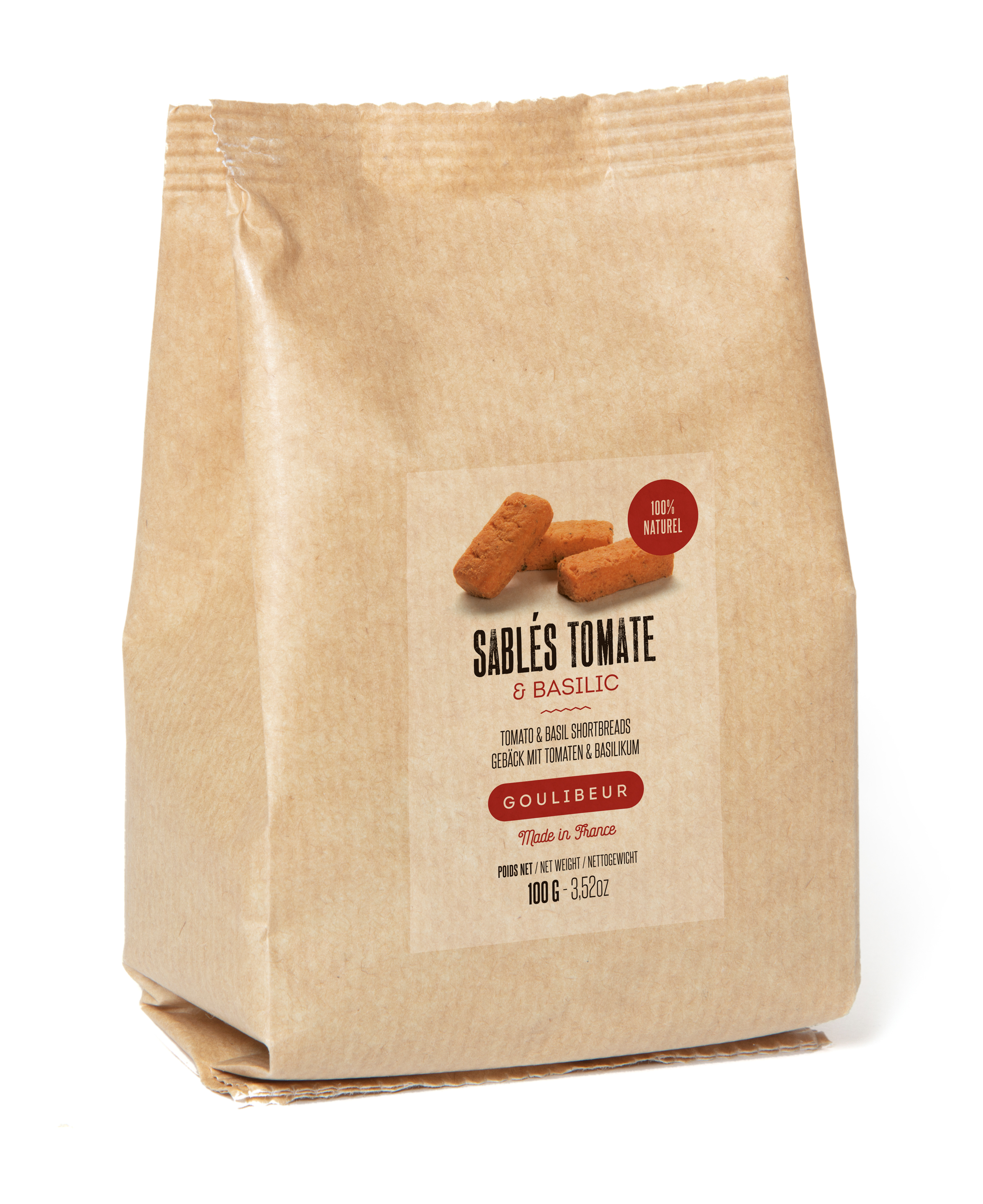 Sablés Tomate et basilic