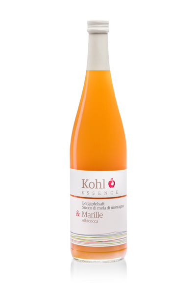 Bergapfelsaft (80%) mit Marille (20%)