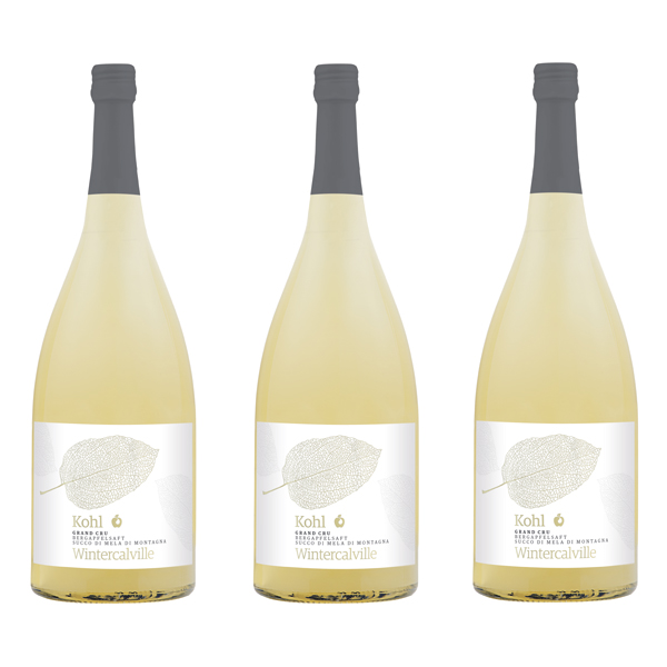 Bergapfelsaft Wintercalville-Degustationskarton