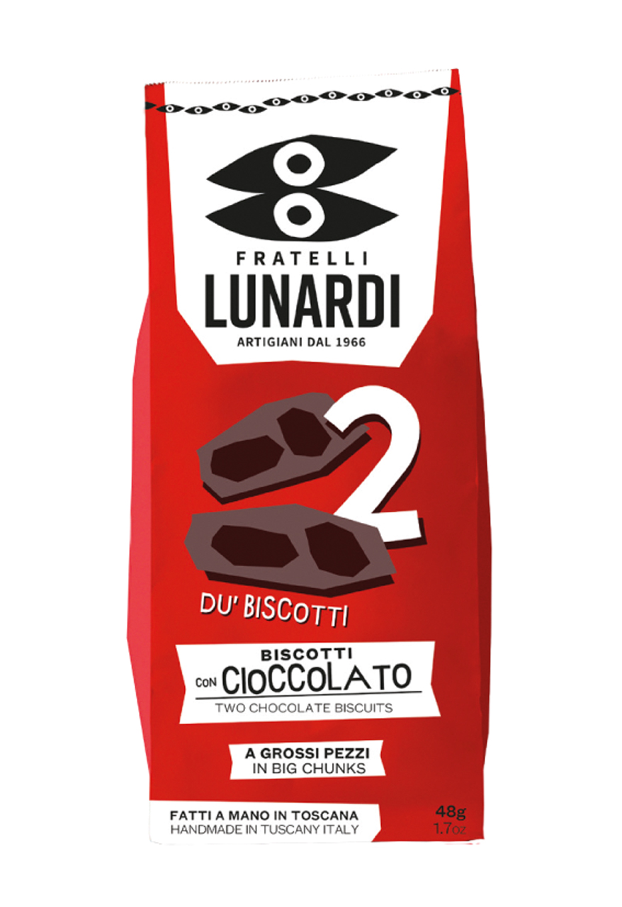 Du‘ biscotti con cioccolato